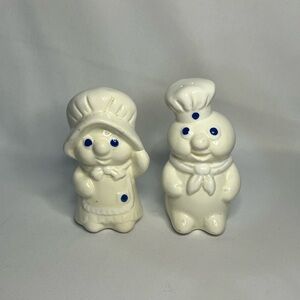 Vintage Pillsbury and Poppy Ceramic Chef and Baker Figurines